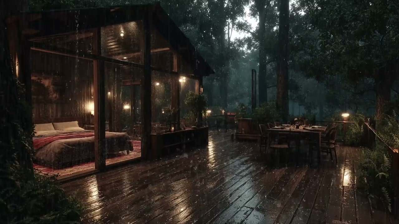 Relaxing Rain Sounds & Sleep Music for Peaceful Nights and Stress Relief