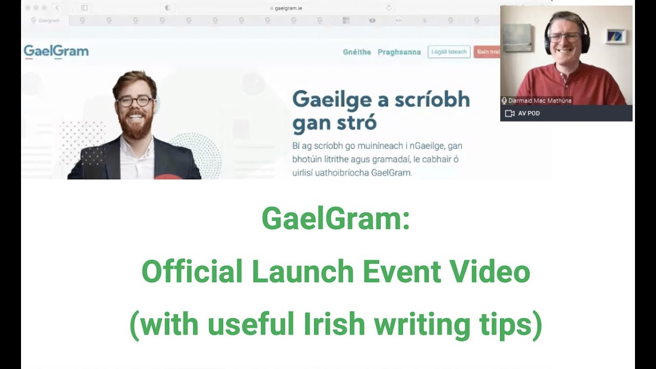 GaelGram Official Launch Event - Seoladh Oifigiúil