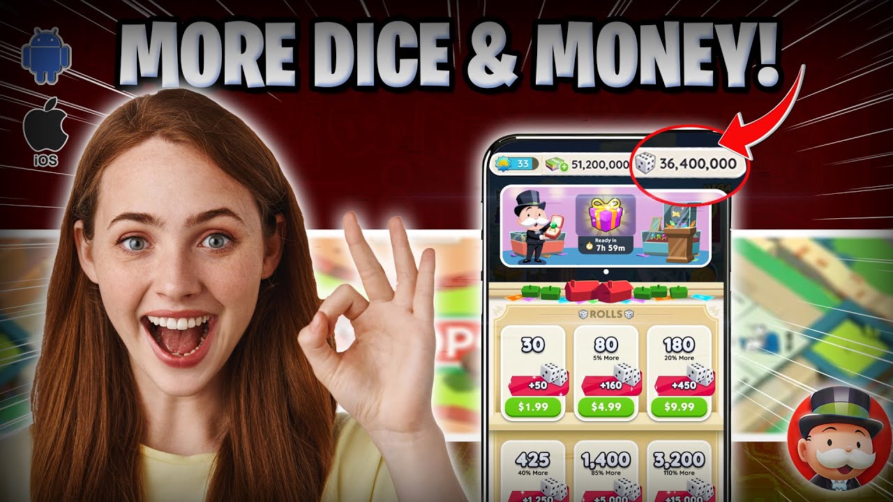 Взлом игры Monopoly Go &ndash; как получить бесплатные кубики (iOS и Android) в 2026 году