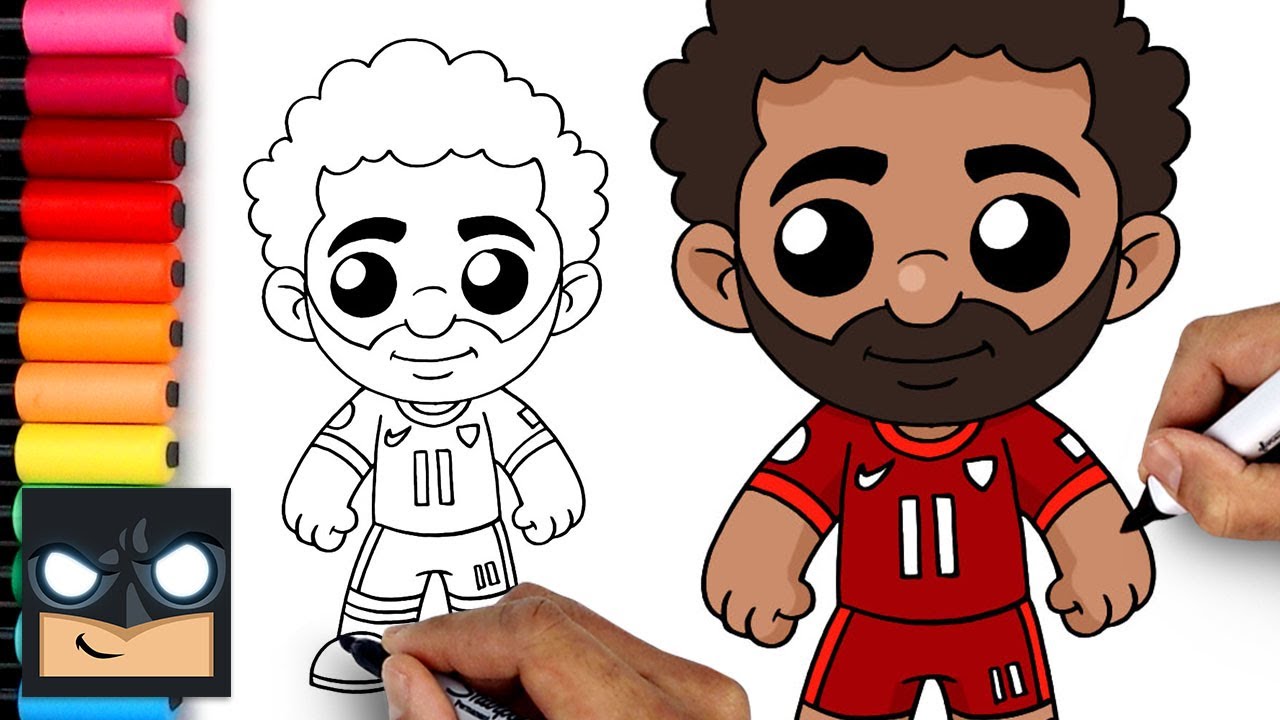 How To Draw Mohammed Salah
