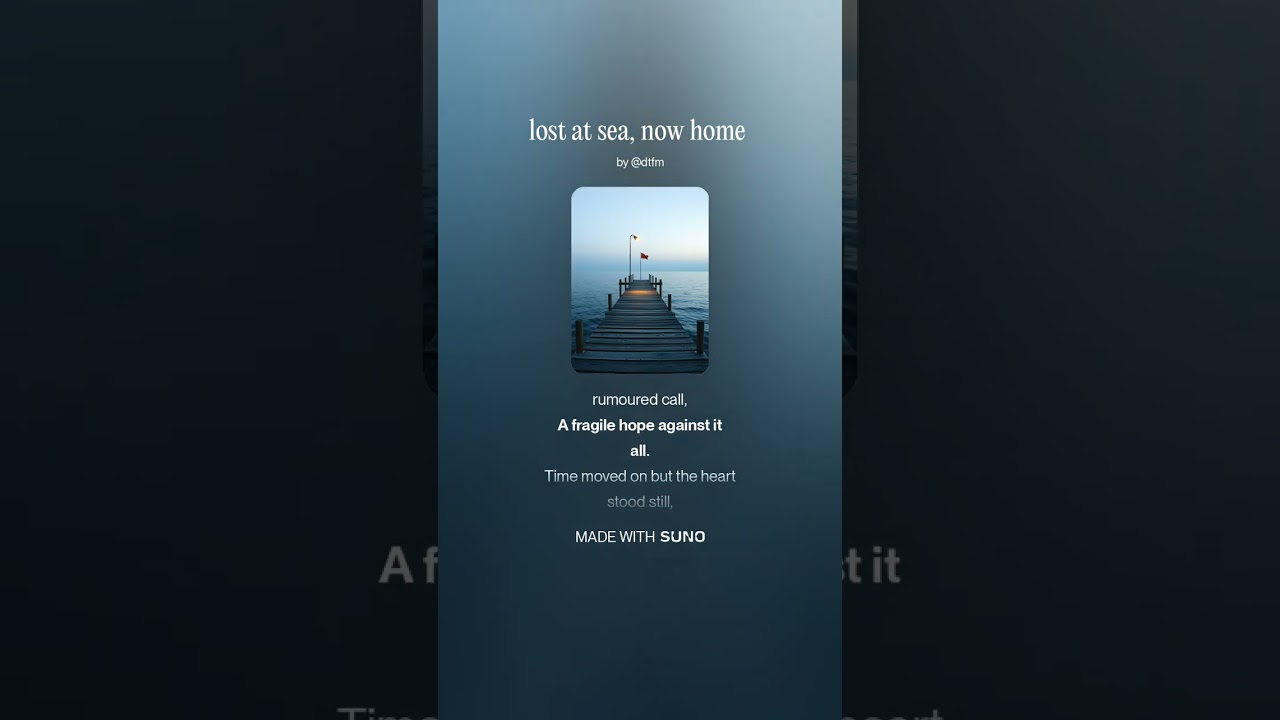 Lost at Sea, now Home