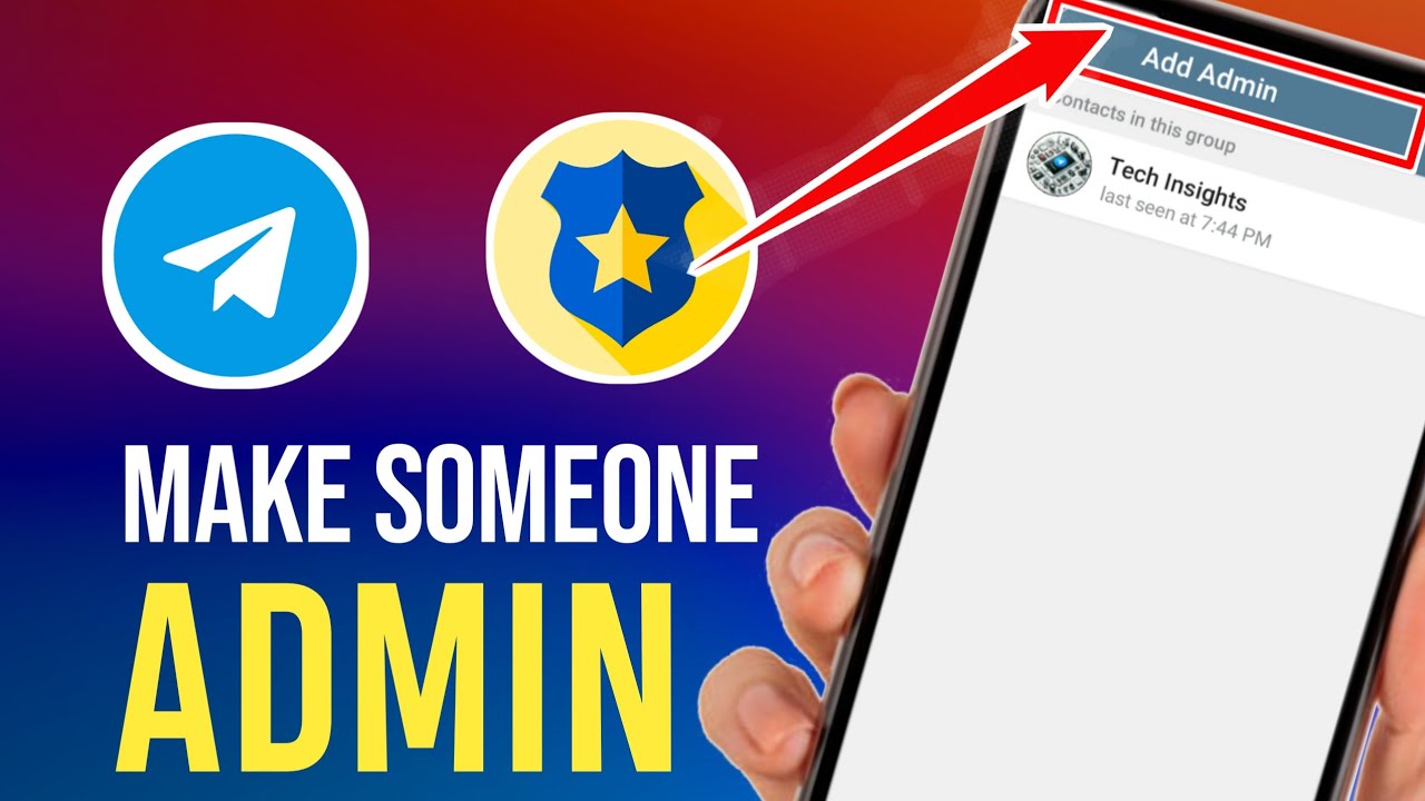 How to make someone Admin on telegram  for beginners 2024 || Tech Insights