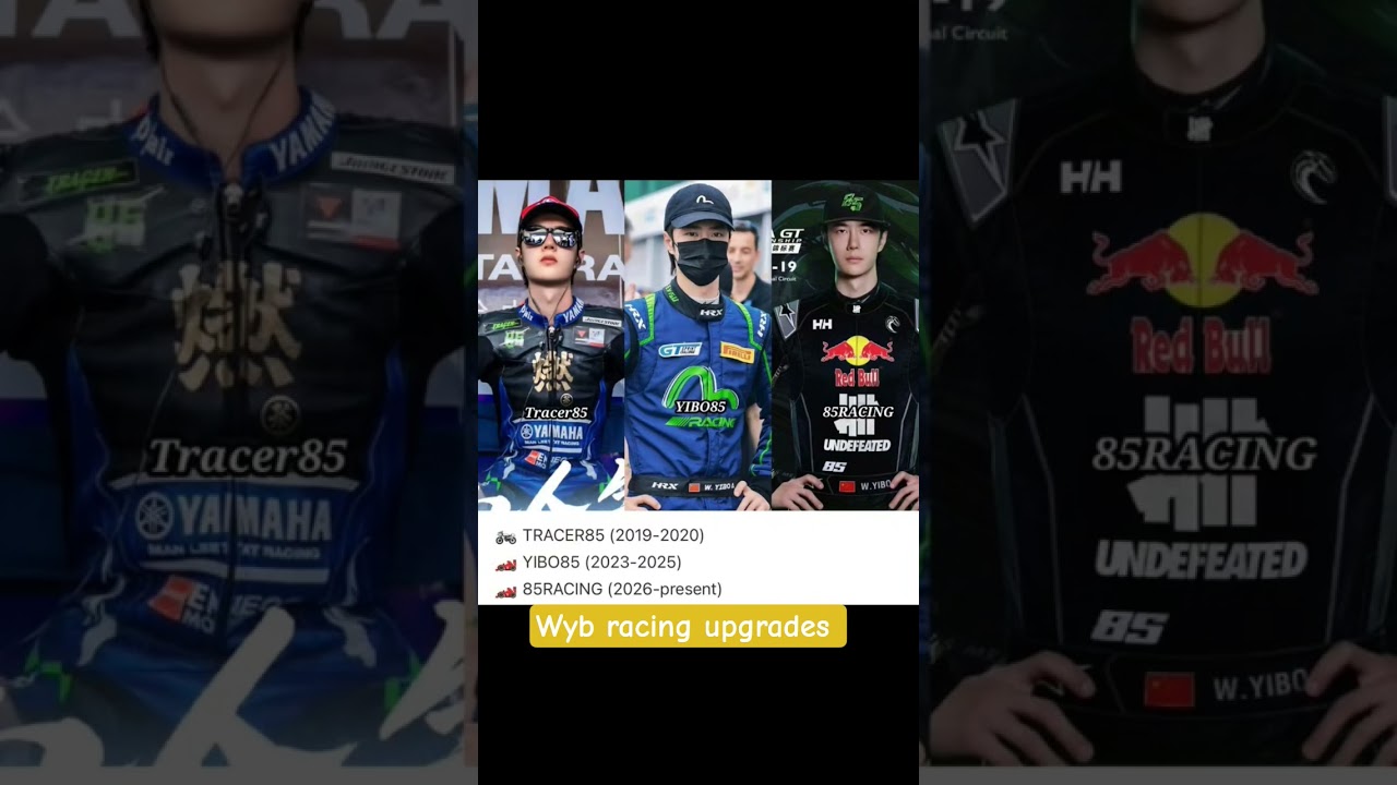 wyb and his racing career! to be continued..... #wangyibo #car #racing #speedracing #yibo