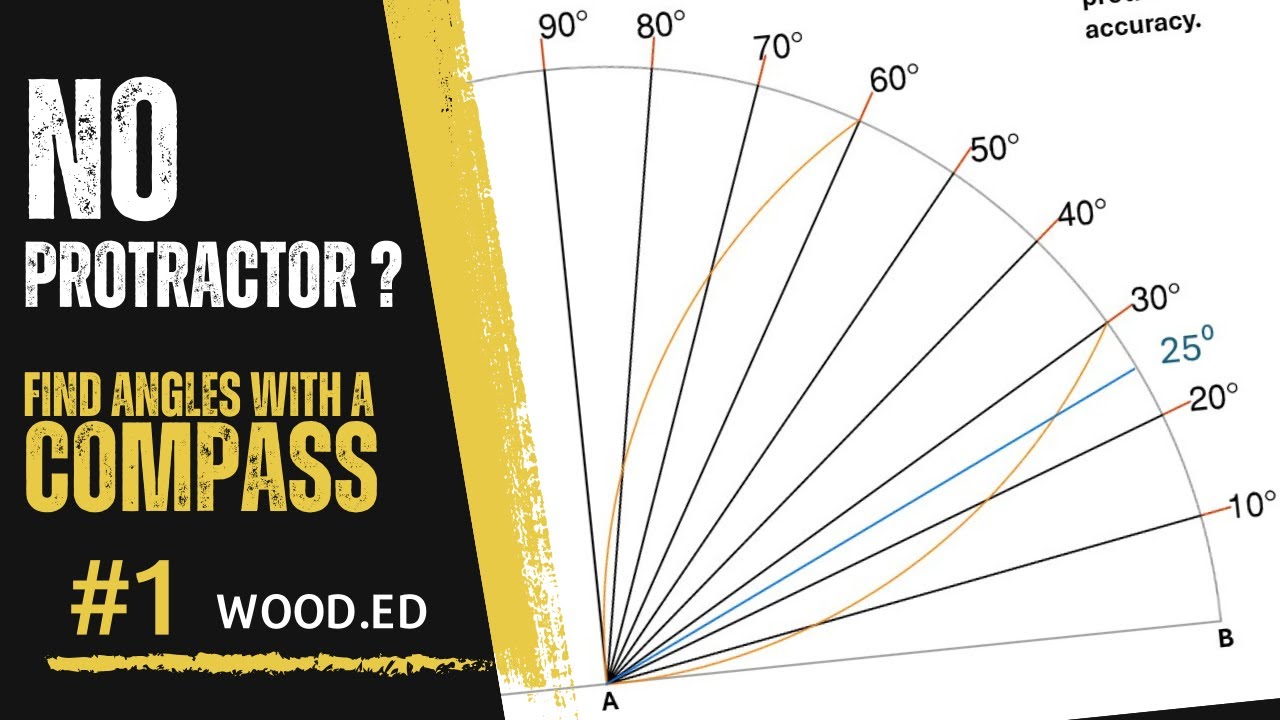 No protractor? Find Angles With A Compass