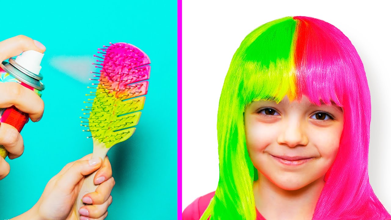 Muca e Ameli provano TRUCCHETTO di 123 GO! (capelli colorati)