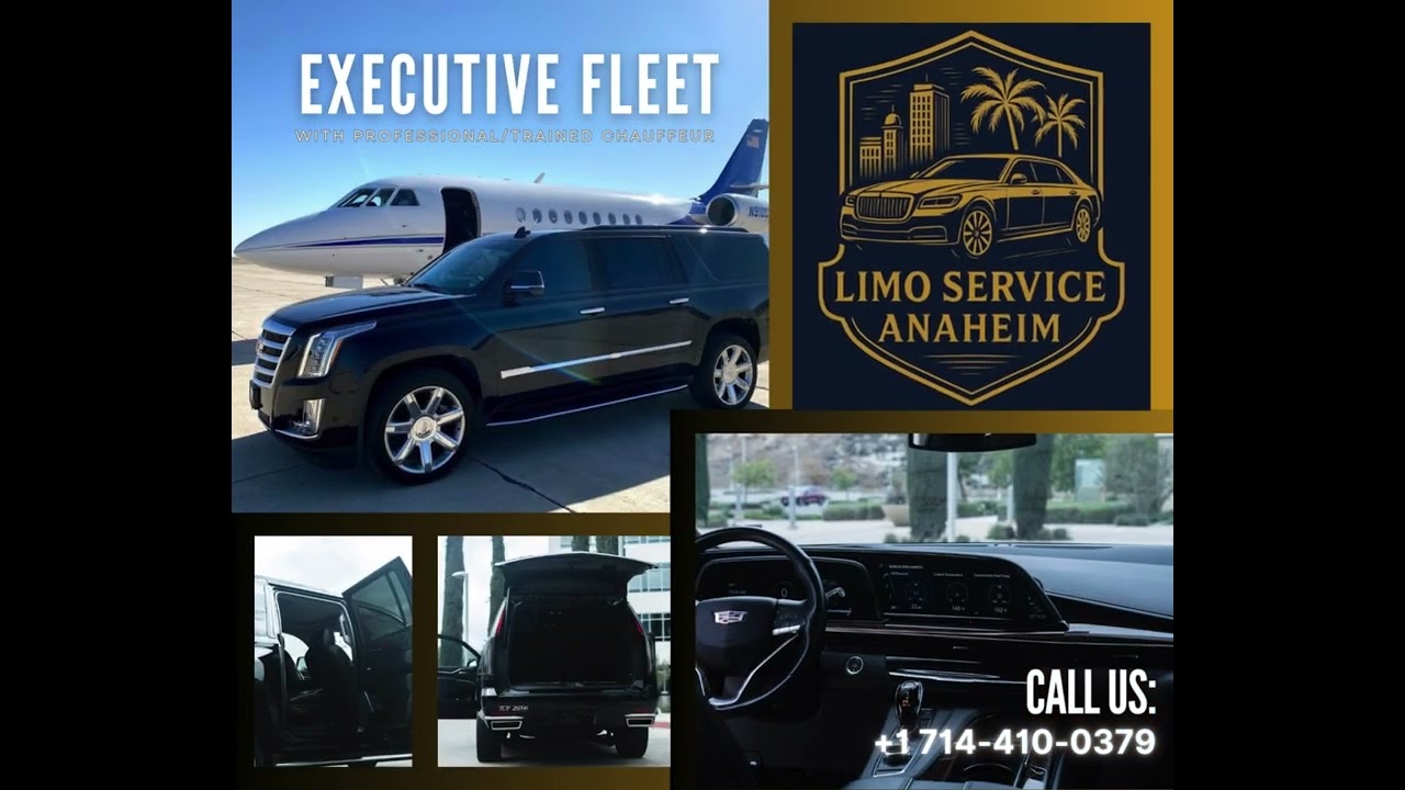 Limo Service Anaheim | Cadillac Escalade | Transportation Service | Professional Chauffeur