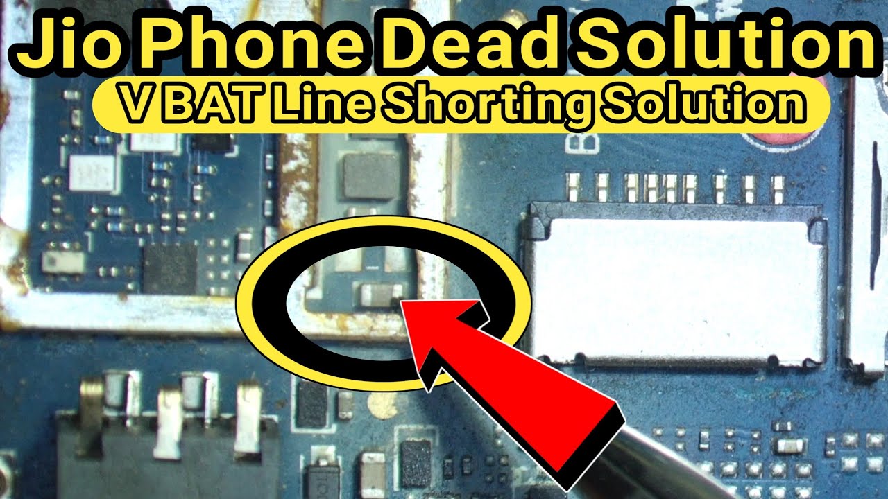 Jio F220b Dead Problem Solution | VBat Line Shorting Problem Solution