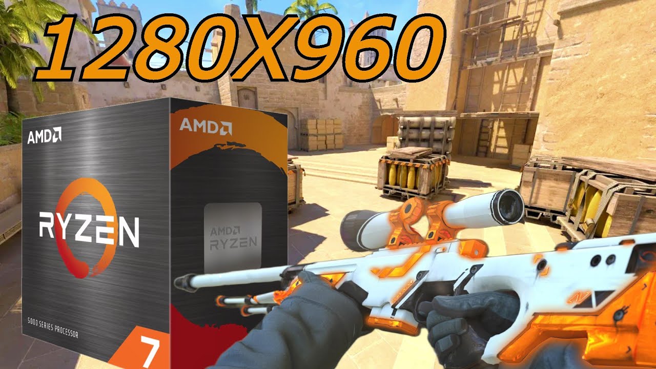 1280x960 AMD RYZEN 7 5800x CS2 TEST LOW SETTINGS