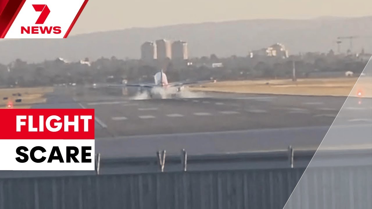 Adelaide-Canberra QantasLink flight forced to make emergency landing | 7NEWS