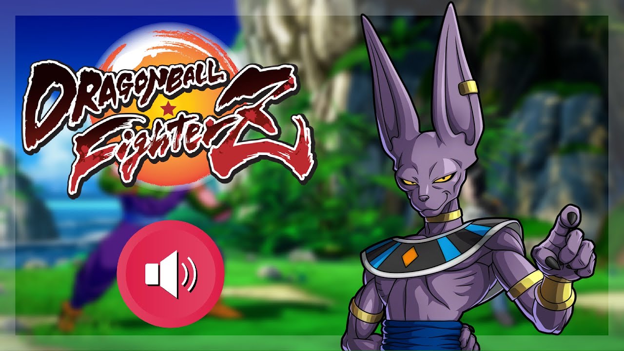DRAGON BALL Fighterz - All Beerus Sound Effects / Voice Clips