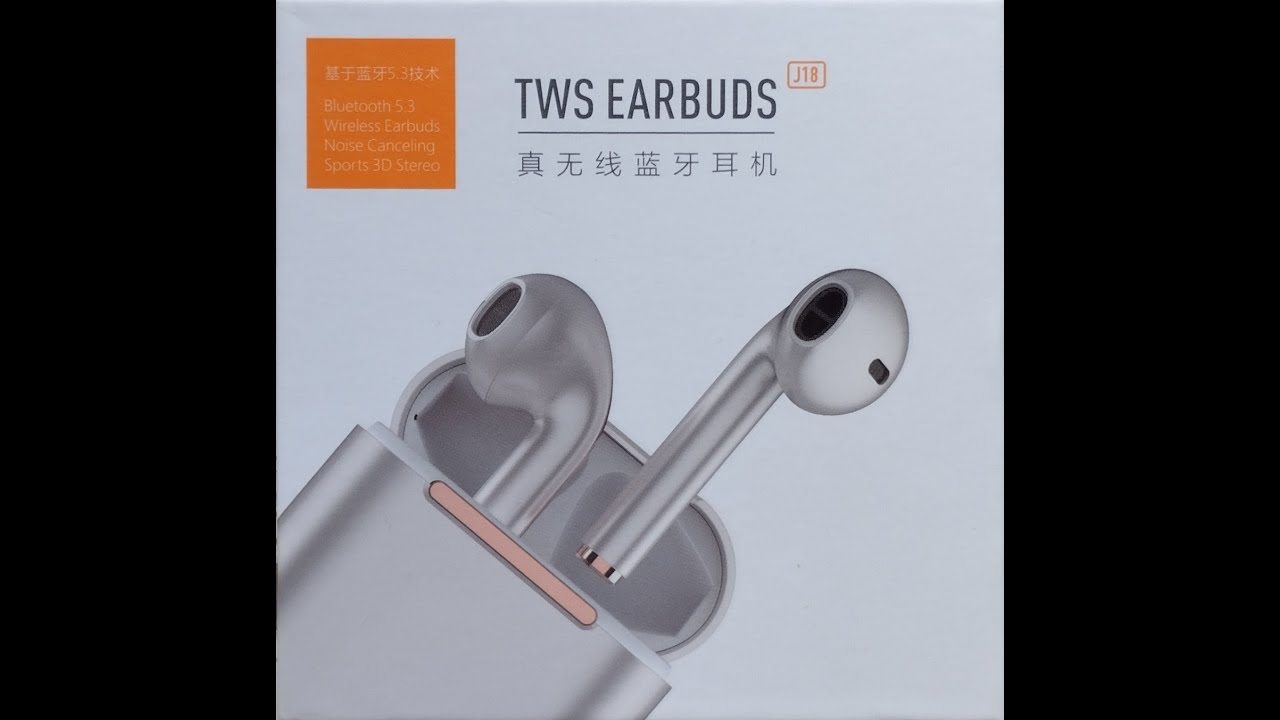 Распаковка и обзор популярных наушников TWS EARBUDS J18 (Xiaomi, UBL, Lenovo или нет???)