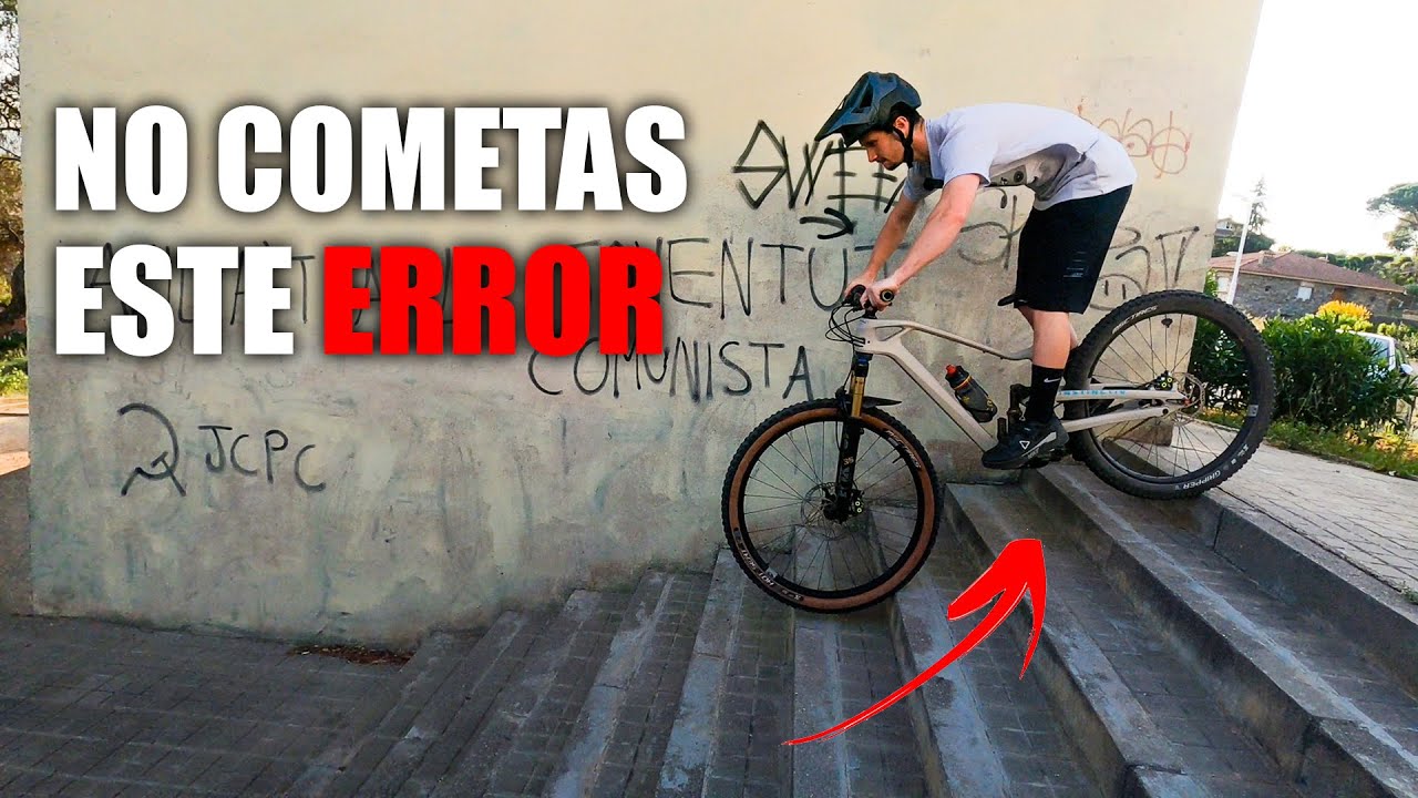 COMO BAJAR ESCALERAS EN BICICLETA ✅​ *ERRORES COMUNES*