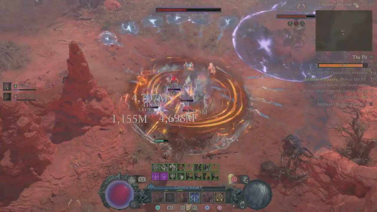 D4 Season 8 Mystic Mantle Pit 107