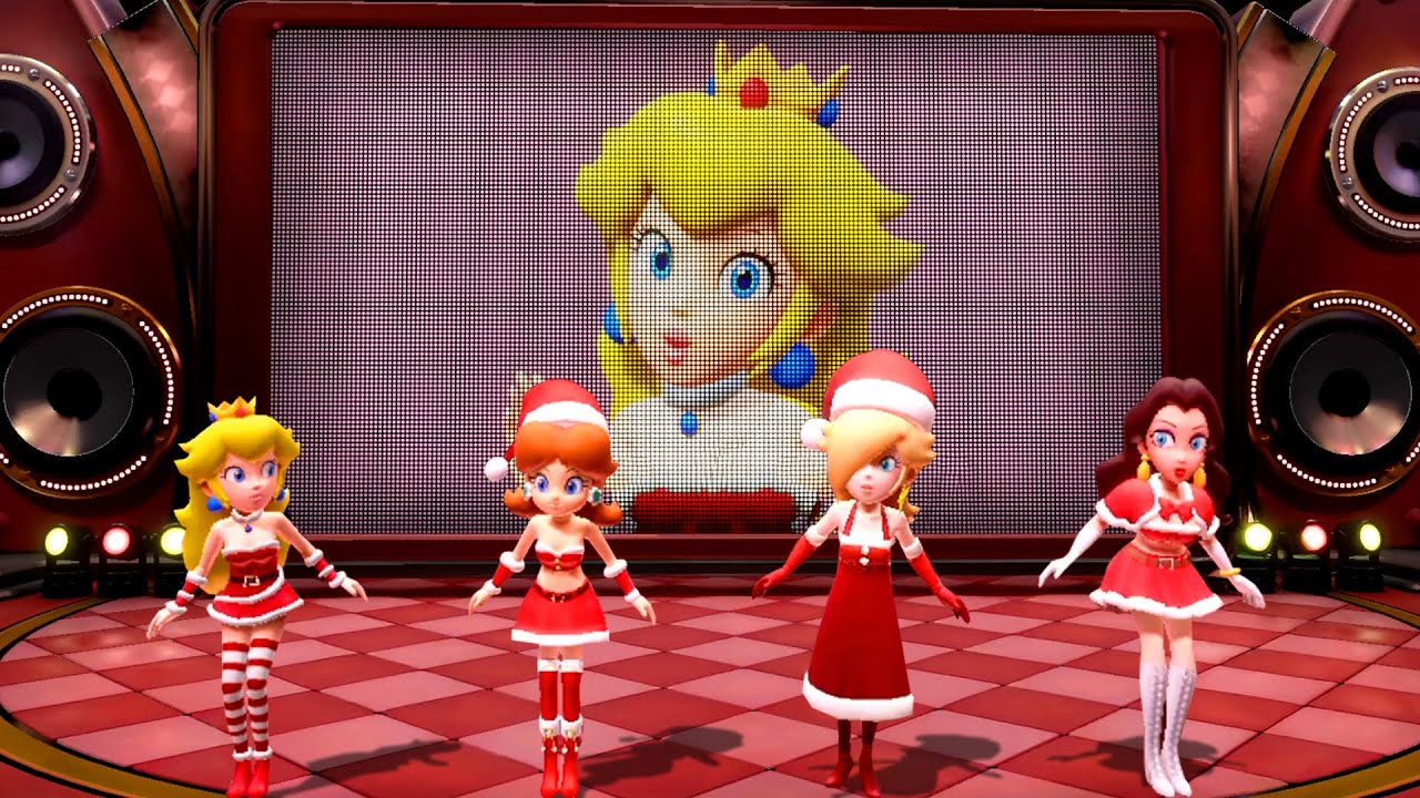 【スーパーマリオパーティ】なりきりピート4人プレイのプリンセス