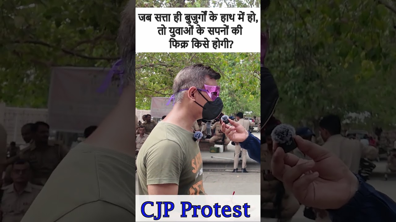Masked Protester: Stop Dividing Youth, Start Solving Problems | Cockroach Janta Party (CJP) | NEET