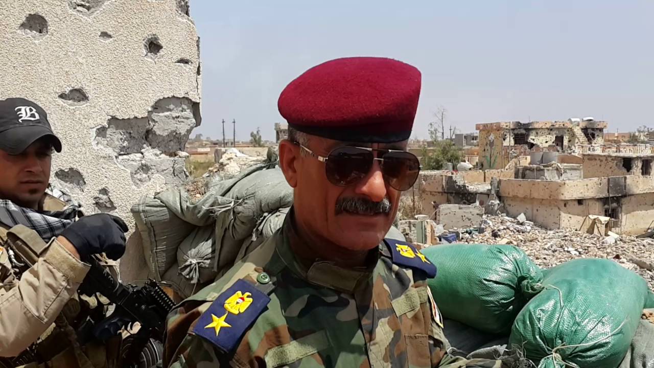 البطل مقدم عايد أمر فوج الثالث في شرطة محافظة صلاح الدين