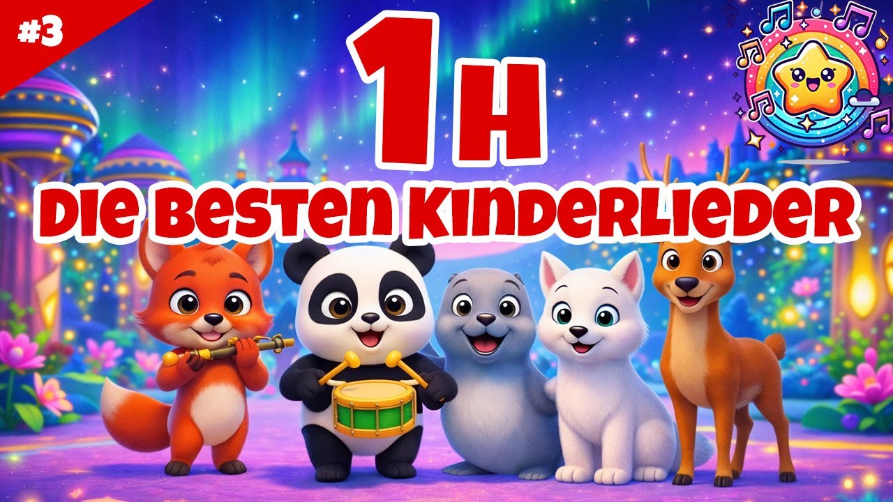 🎉 Spark Songs Kids Compilation – 1 Stunde magische Kinderlieder 🌙❄️🦕🌋✨