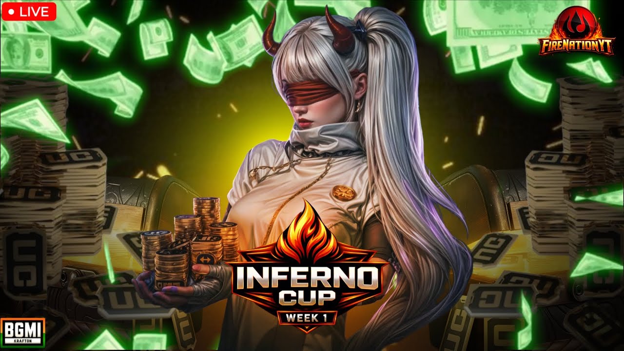 Inferno Cup Week 4🔥 ⚡️#Bison #Firenationyt #bisonislive #bgmi #pubg #live