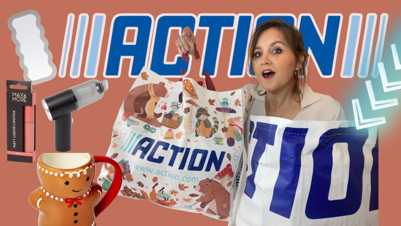 BIG Haul ACTION . Des nouveautés incroyables ! 🤩 déco de Noël / Makeup maison CRASH TEST