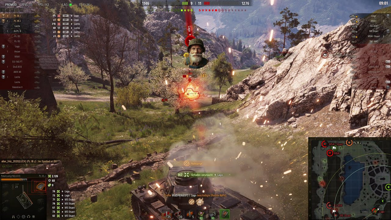 World of Tanks - PzIII J - Lakeville - How to carry easily Episode 8 - Smells like loss with 2 AFK 🤔