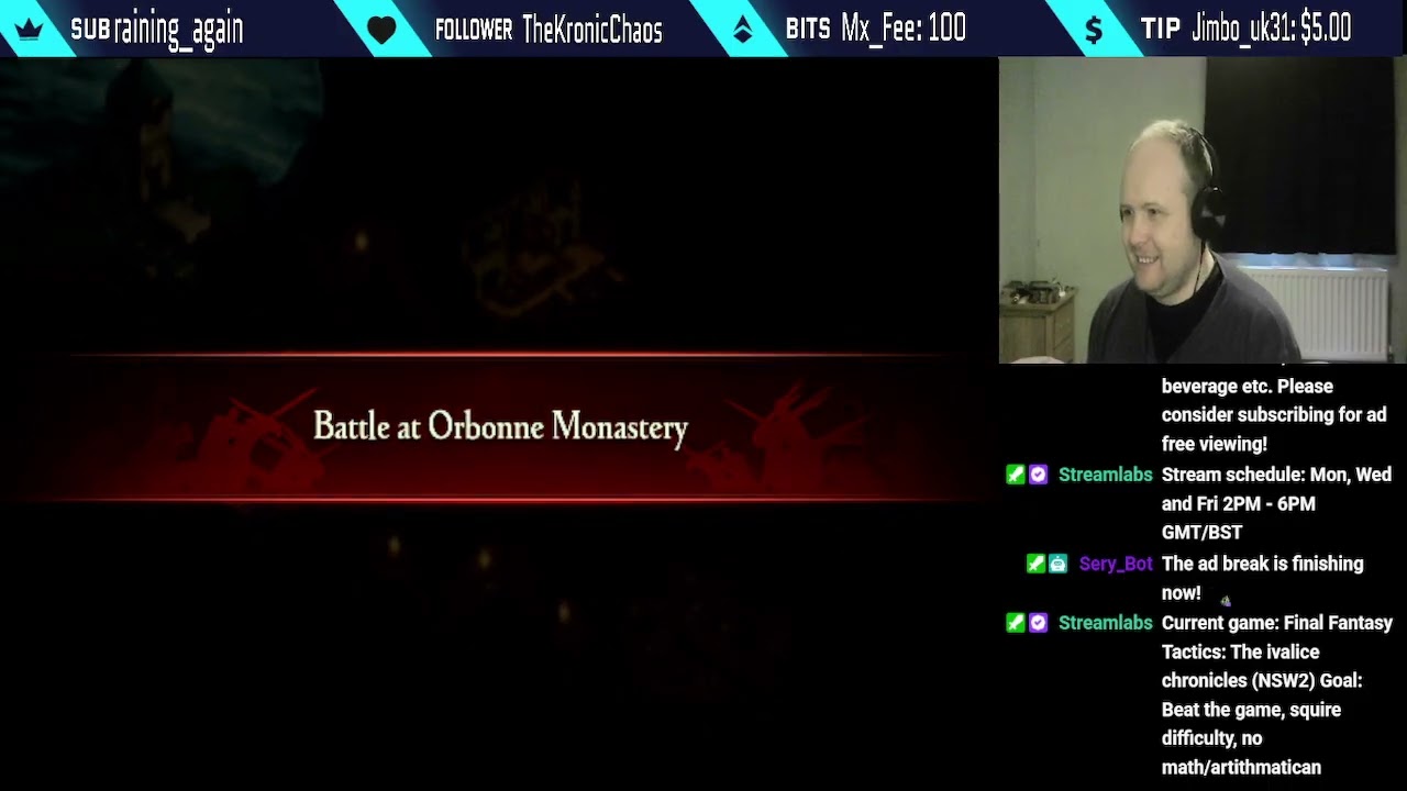 Final Fantasy Series liveplay session 119: Final Fantasy Tactics The ivalice chronicles (NSW2)