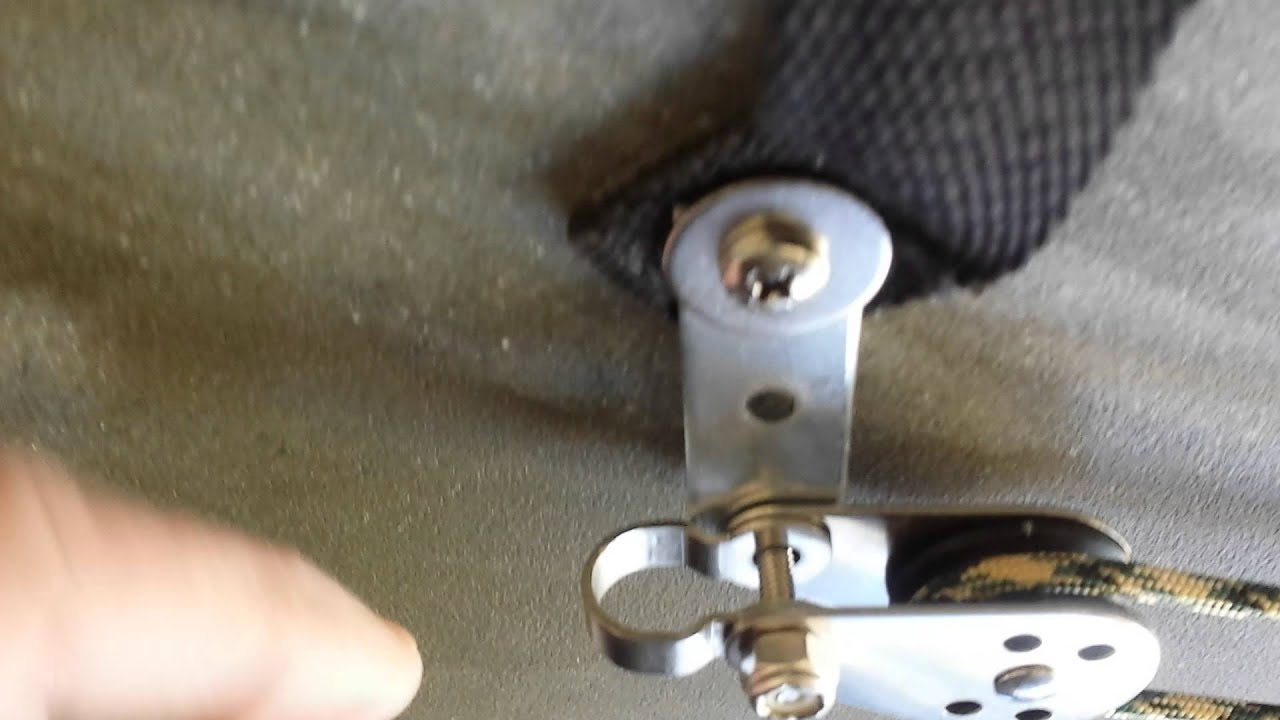 DIY No Drill Hole Kayak Anchor Trolley System