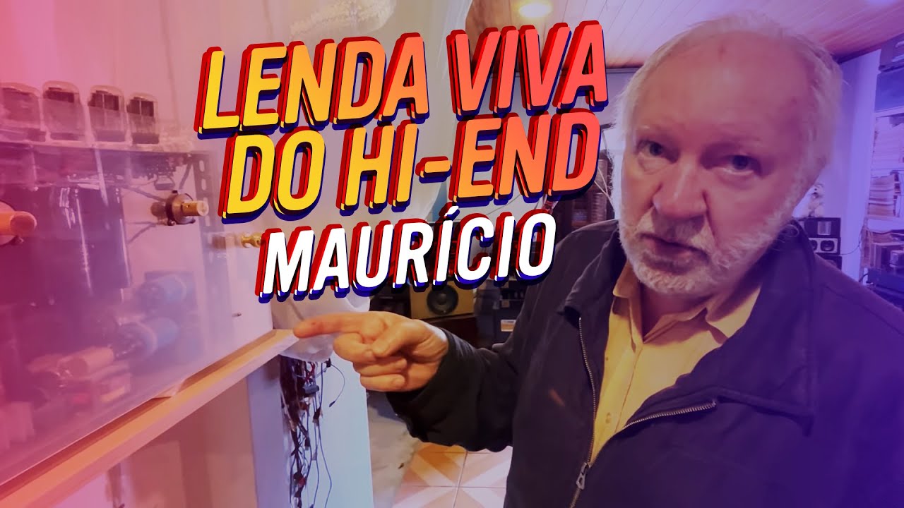 Uma aula de hi-end e a maior corneta da Brasil. Seu Maurício