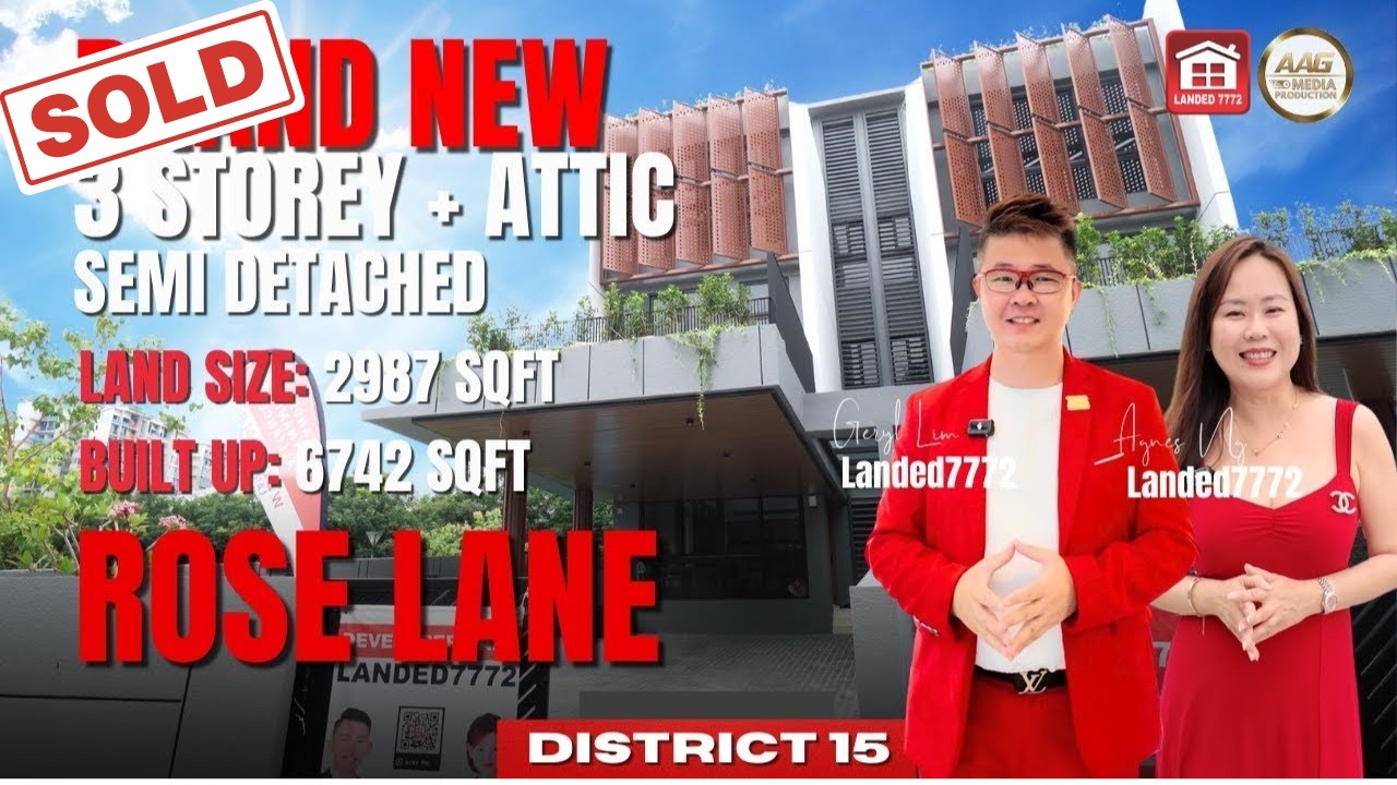 Brand New Semi-Detached Near Dakota MRT | Landed Property Singapore | Property Home Tour