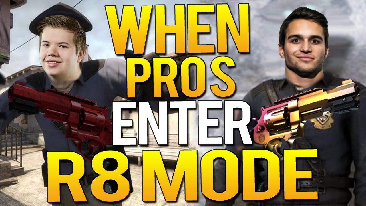 CS:GO - WHEN PRO PLAYERS ENTER R8 MODE!(EPIC SHOTS!)