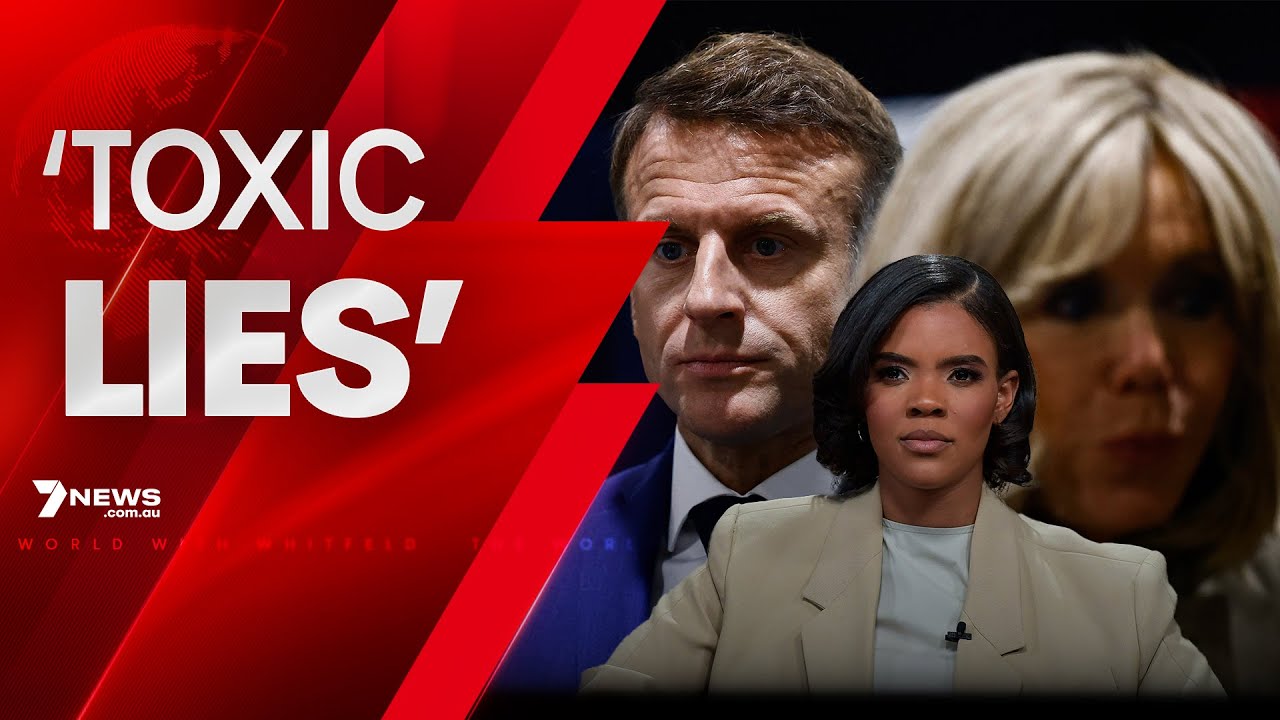 Candace Owens claims Emmanuel Macron's wife is a man. Now the French couple is dragging her to court