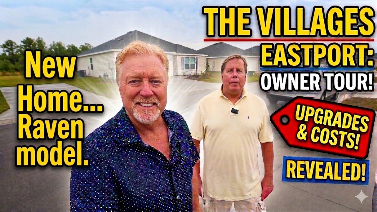 Экскурсия по новому дому в The Villages, Флорида, для владельцев — обзор + улучшения и стоимость.