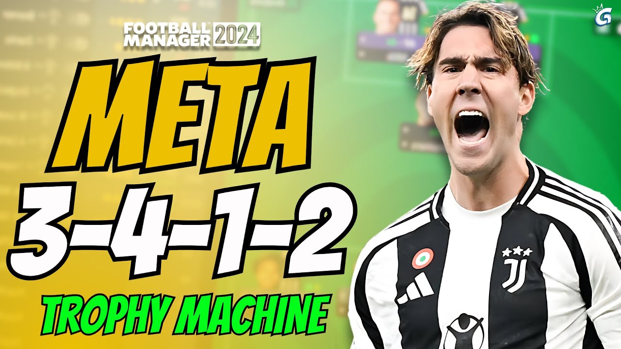 You Must Try This FM24 META 3-4-1-2 Tactic | Ultimate Balance | FM24 Tactics