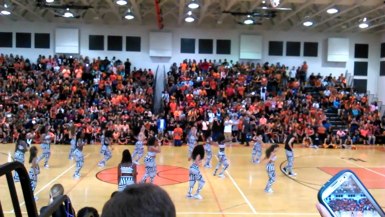 John i Leonard high school pep rally 2014