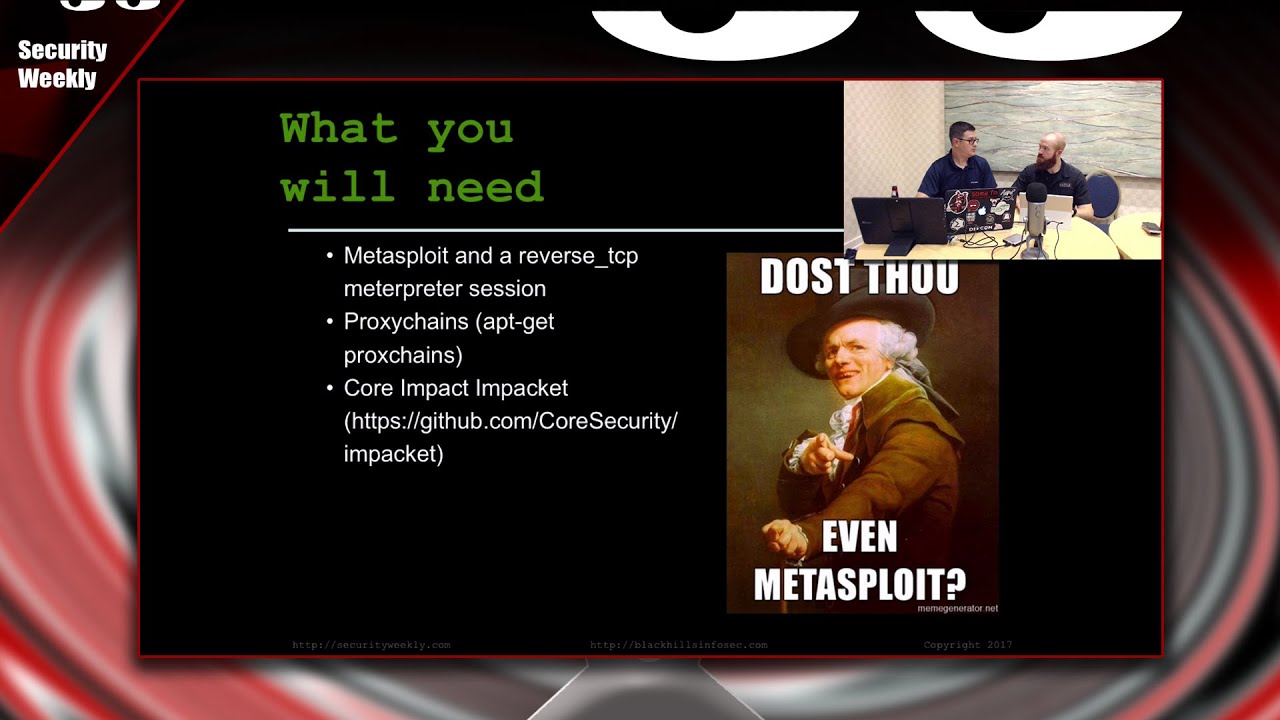 Pivoting Tools Through Meterpreter - Tradecraft Security Weekly #16