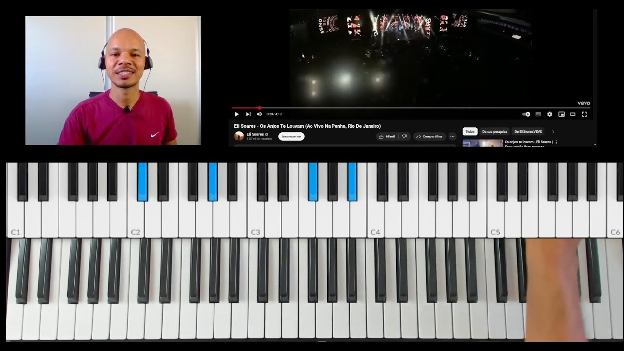 Os Anjos Te Louvam - Eli Soares | TUTORIAL COMPLETO
