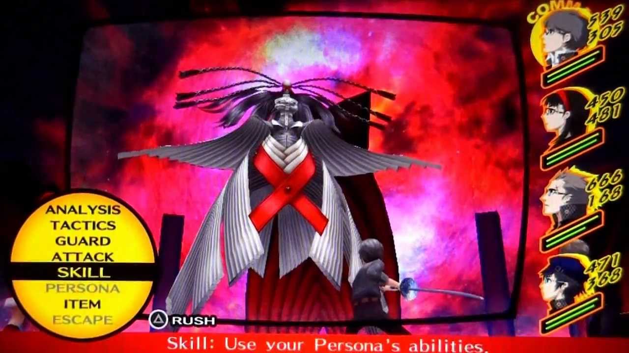 Persona 4 Golden - Final Boss (Very Hard Mode)