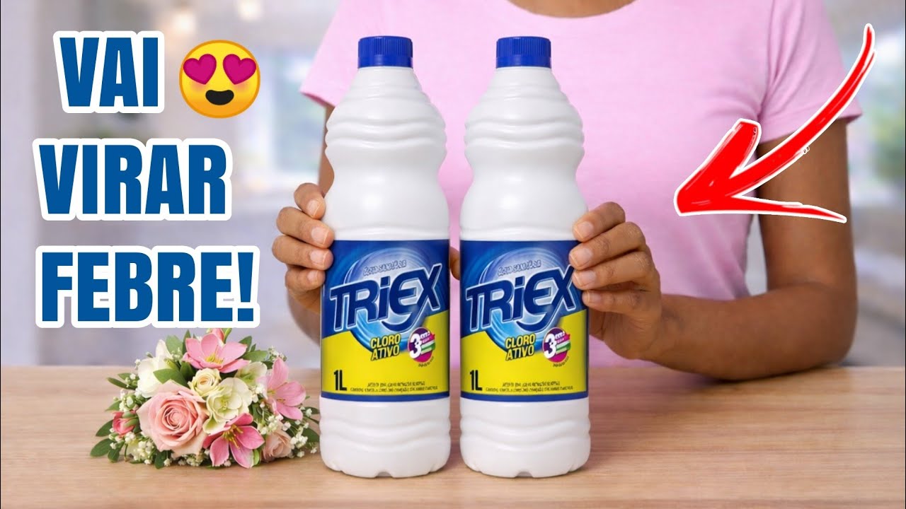 INCRÍVEL! Você Nunca Viu Uma Transformação Assim com Garrafa de Água Sanitária