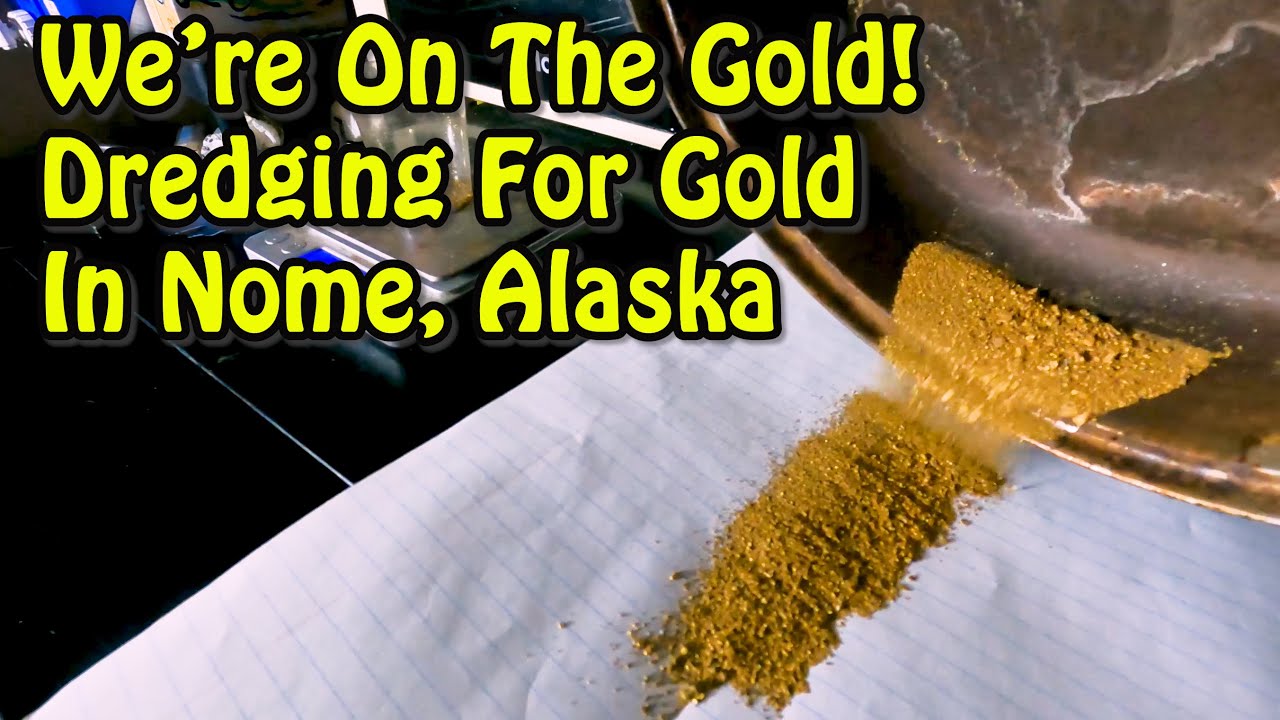 Dredging Vernon's Claim 56 in Nome. We're on the GOLD! Video #2