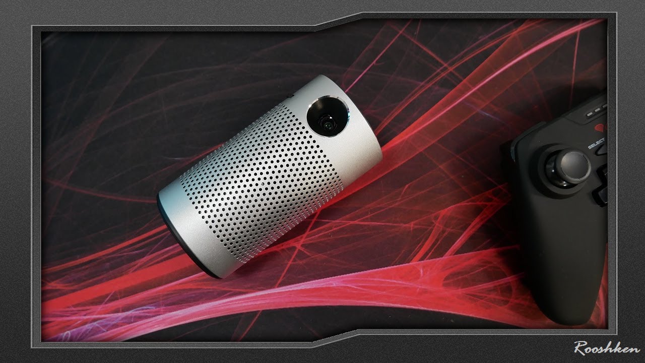Byintek P7 - Przenośny projektor multimedialny  z AliExpress (Android, Miracast, Netflix)