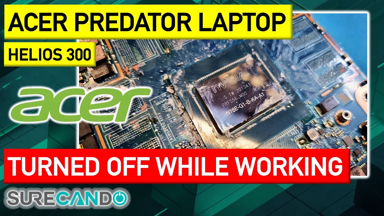 Gaming Checkup: Acer Predator Helios 300 GPU RTX 2060 Shorted Inspection