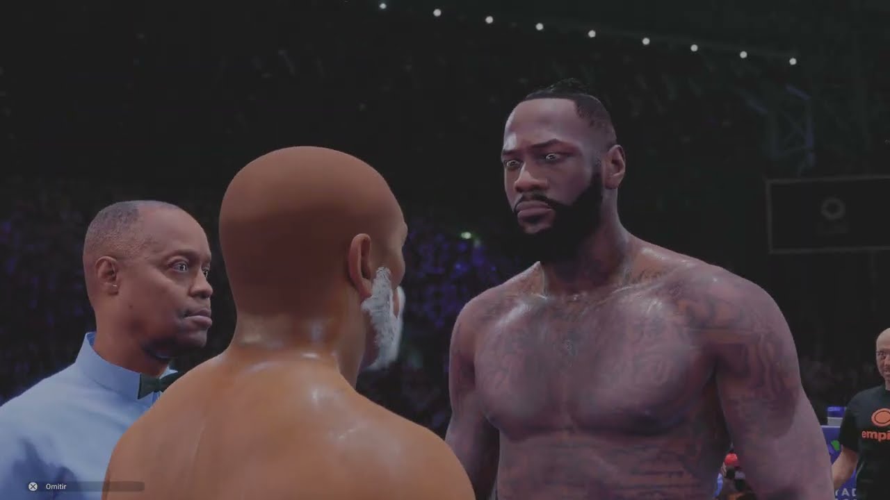 Undisputed Tyson vs wilder PS5