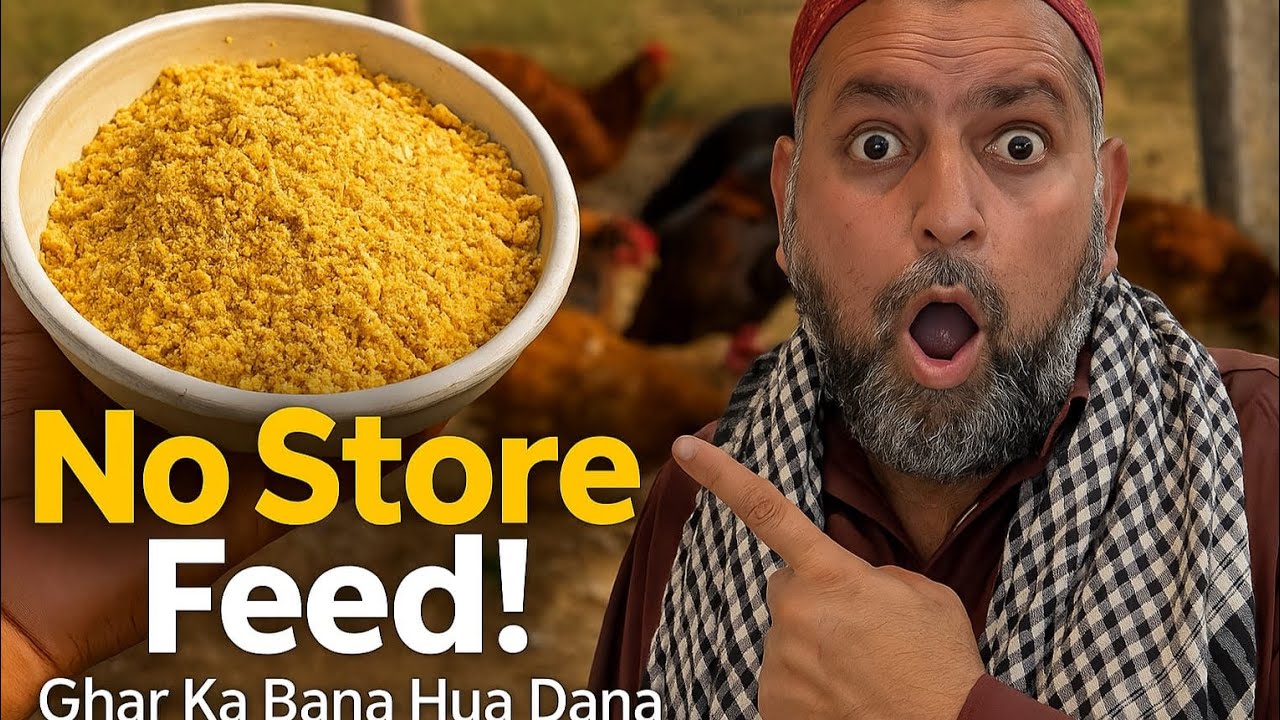 No Store Feed! Ghar Ka Bana Hua Dana For My Chickens
