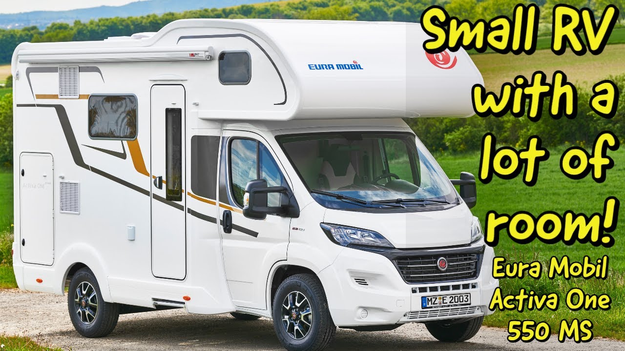 Eura Mobil Activa One 550 MS. Six metre motorhome with a lot of internal space.