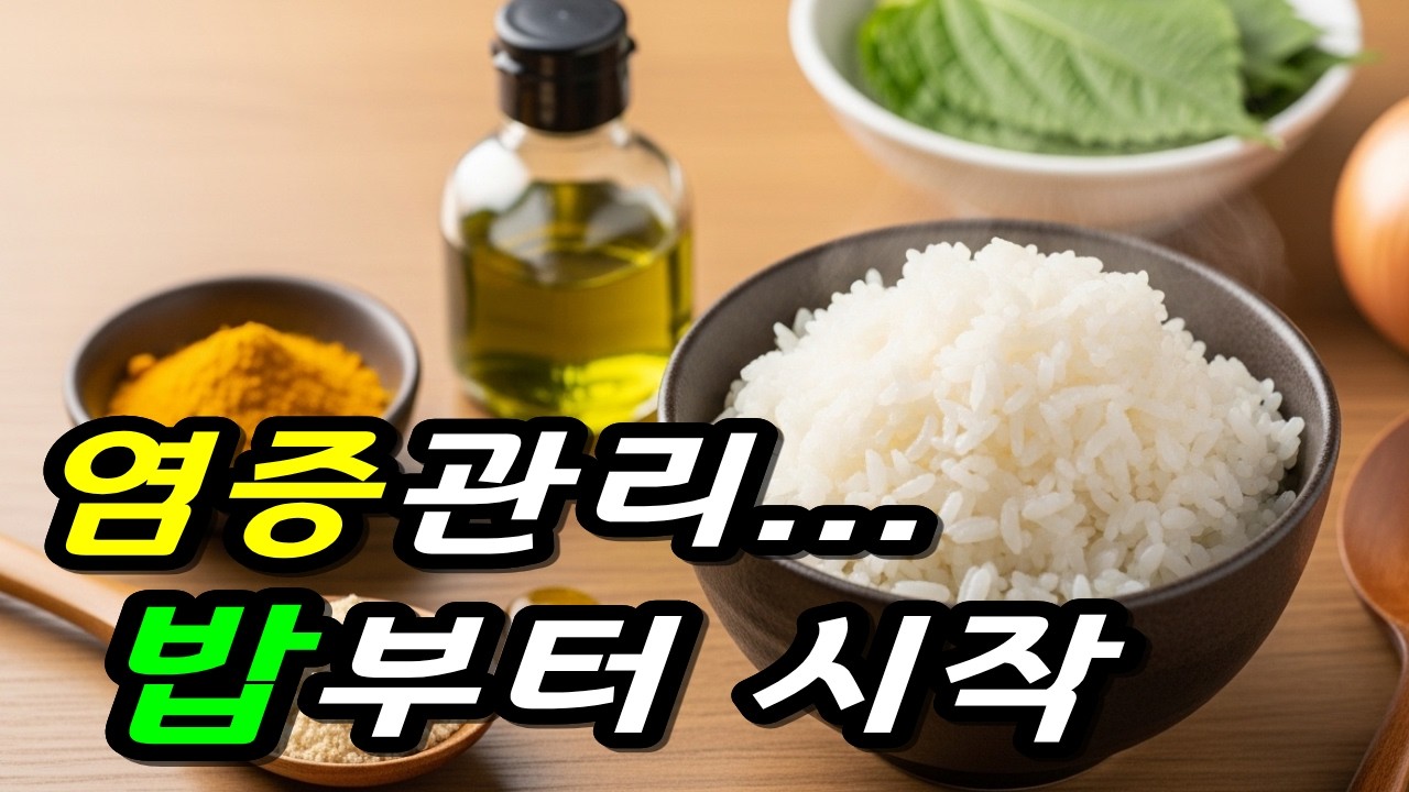 약 말고, 매일 먹는 밥으로 염증 관리하는 방법