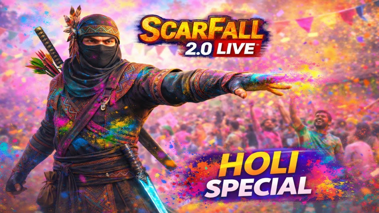 🔴 SCARFALL 2.0 LIVE | HOLI SPECIAL 🎨 | Can We Win Today?