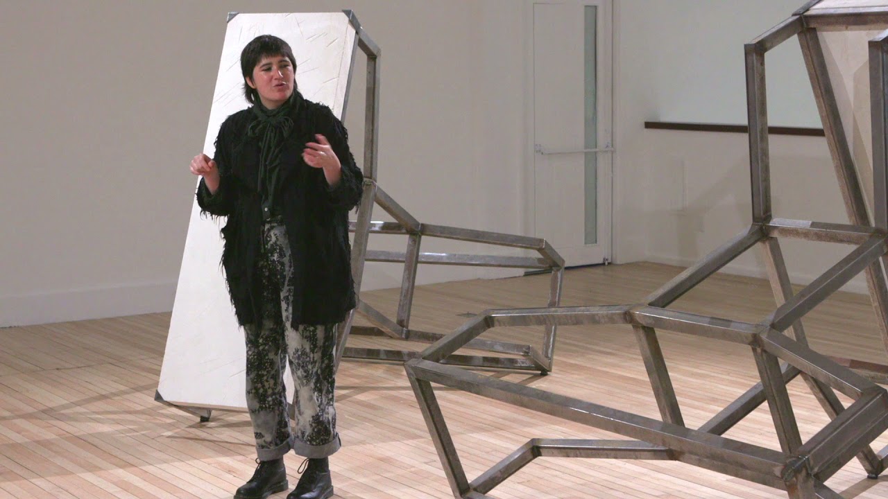 'The woman whose back was a whetstone': Artist Talk with Ana Iti at the Govett-Brewster Art Gallery.