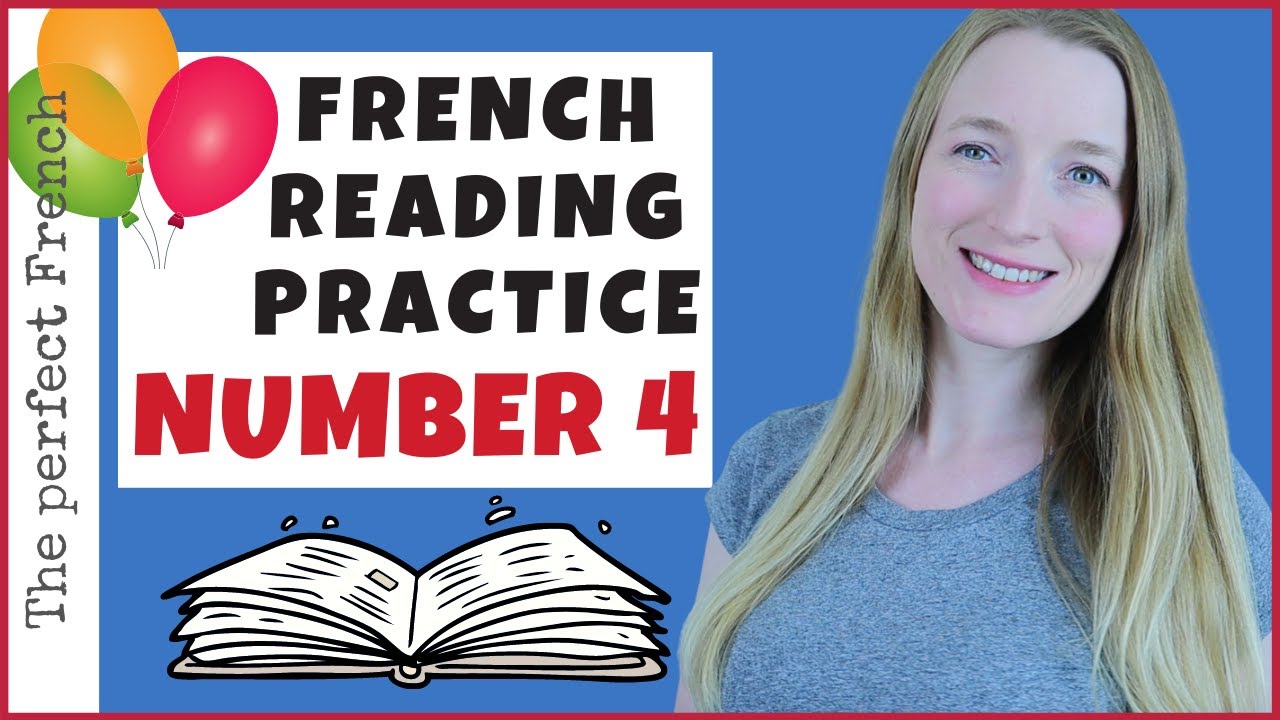 French reading practice 4 | How to read in French | Mon anniversaire 🎂