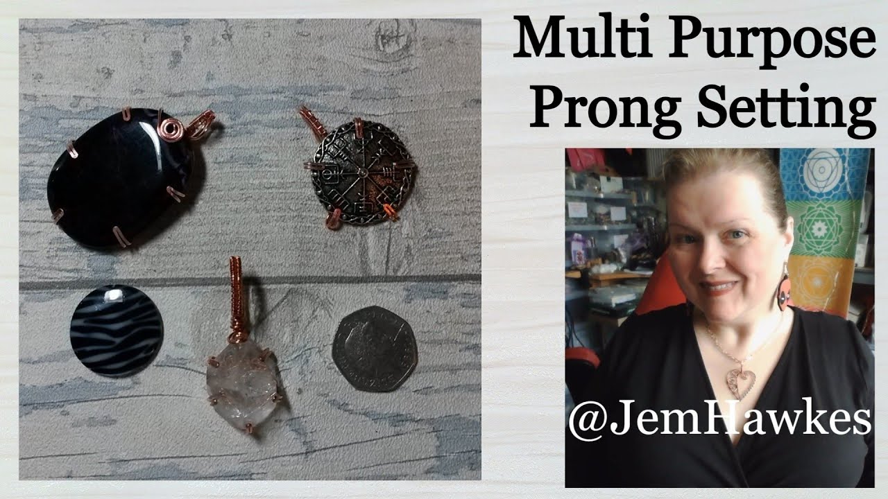 Multi Purpose Wirework Prong Setting for Crystal Points, Coins, Oddities, Geodes etc, by Jem Hawkes