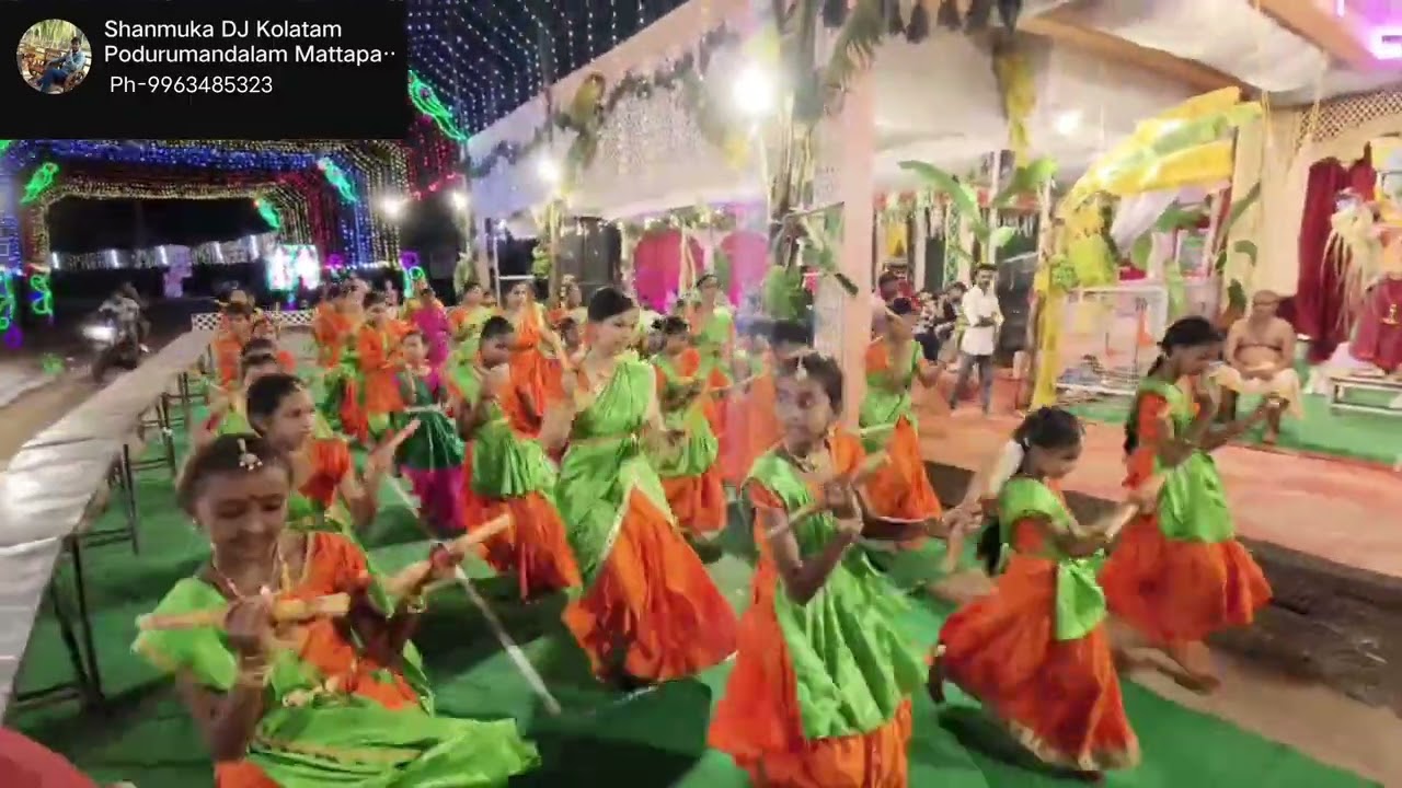 Shanmukha Murali krishna & DJ devotional kolatam. Mattaparru ,poduru mandalam .Ph -9963485323
