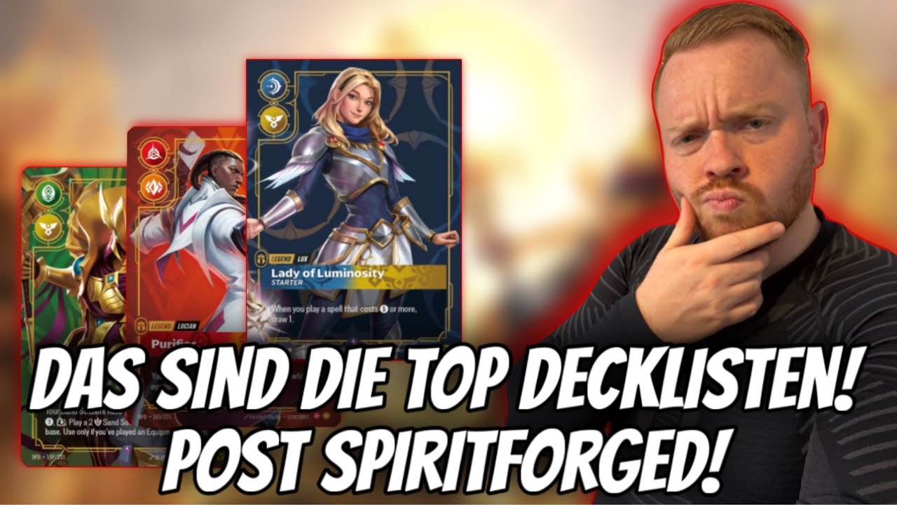 Riftbound TCG! Das sind die TOP Decklisten Post Spiritforged!
